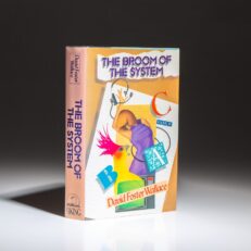 The first edition of The Broom Of The System, the debut novel by David Foster Wallace.