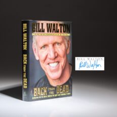 The first edition of Back From The Dead, signed by Bill Walton.