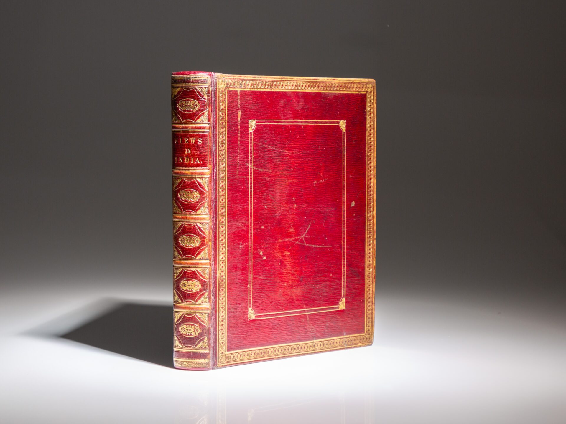 The first edition of Views In India, China, And On The Shores Of The Red Sea, published in London in 1835.