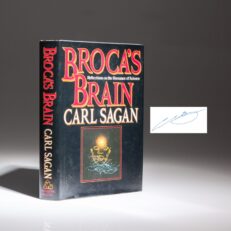 First edition of Broca's Brain, signed by astronomer Carl Sagan.