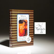 I Know Why The Caged Bird Sings by Maya Angelou, signed and dated by the author in 1997.