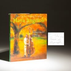 Signed first edition of Poetry for Young People by Maya Angelou.