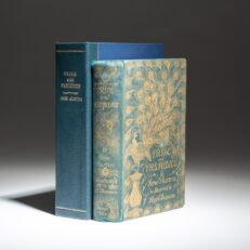 First edition, second impression of Thomson's "Peacock Edition" of Pride and Prejudice by Jane Austen.