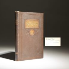 First edition of Maine Forts by Henry E. Dunnack, inscribed by the author of the foreword, Maine Governor Percival P. Baxter.