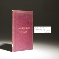 From the Executive Mansion library of President James A. Garfield, The Credit Mobilier of America by Rowland Hazard, a railroad construction scandal that almost ended Garfield's political aspirations.