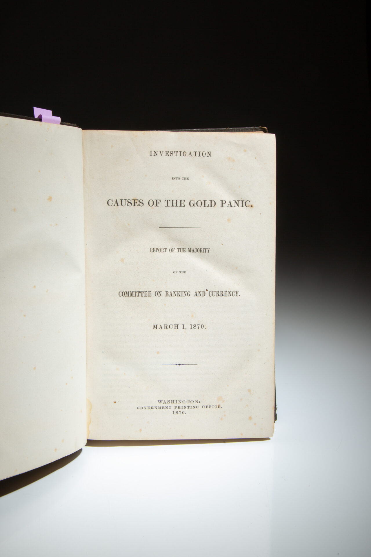 Investigation Into The Causes Of The Gold Panic - Image 3