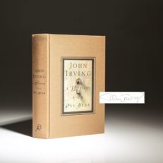Signed limited edition of A Widow for One Year by John Irving.