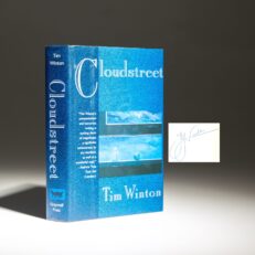 Signed first U.S. edition of Cloudstreet by Tim Winton.