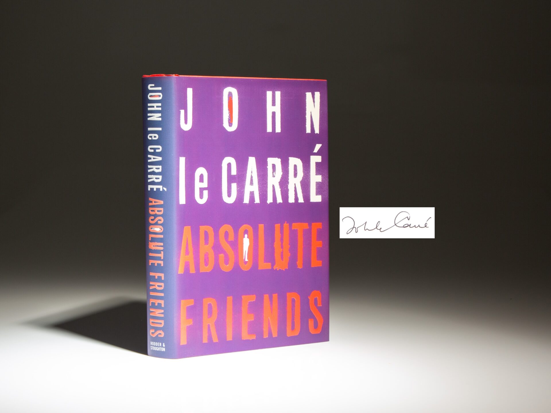 Signed first edition of Absolute Friends by John Le Carre.