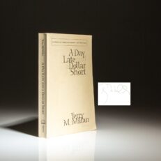 Signed advance uncorrected proof of A Day Late and a Dollar Short by Terry McMillan.