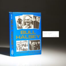 Signed first edition, second printing of Bull Halsey by E.B. Potter.