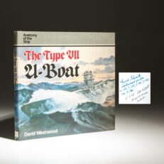 The first American edition of The Type VII U-Boat by David Westwood, signed by U-Boat Commander Ernst Schmidt.