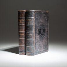 The first edition of the Personal Memoirs of U.S. Grant, in the publisher's deluxe black morocco binding.