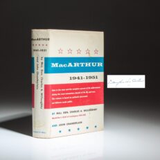 Signed by Gen. Douglas MacArthur, the first edition of MacArthur: 1941- 1951, by Major-General Charles A. Willoughby and John Chamberlain.