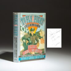 The first edition of To Fly And Fight: Memoirs of a Triple Ace, signed by the author, Colonel Clarence "Bud" Anderson and Brig. Gen. Chuck Yeager.
