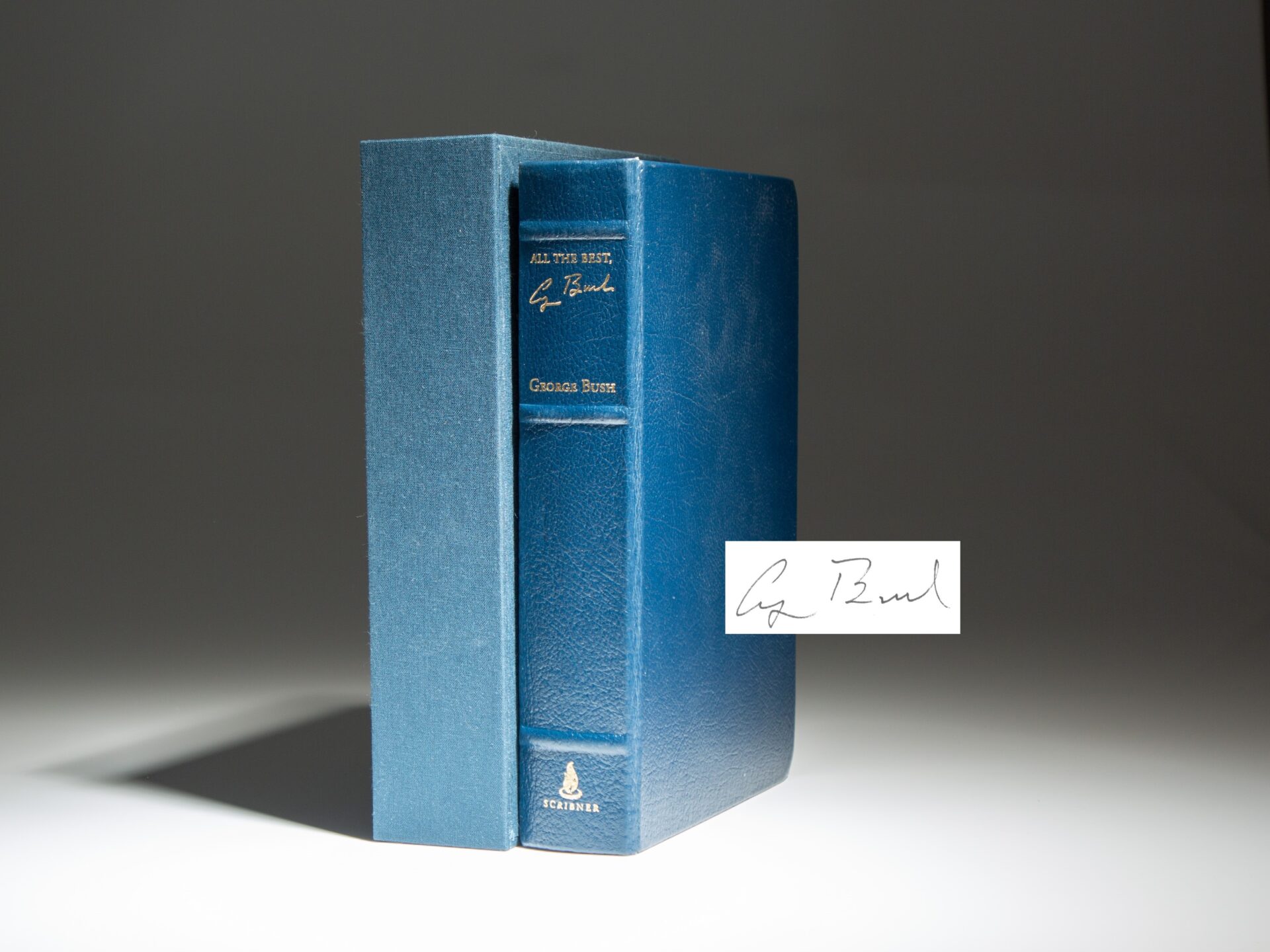 Signed limited edition of All The Best: My Life In Letters And Other Writings by President George H.W. Bush.