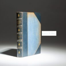 The deluxe limited edition of Admiral Halsey's Story, signed by Fleet Admiral William F. "Bull" Halsey, USN.