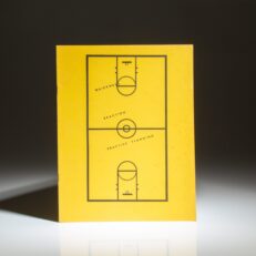 First edition of Quickness, Reaction, Practice, Planning, the private publication practice manual by legendary NCAA Basketball Coach, Bobby Knight.