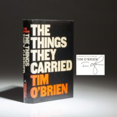 Signed first edition, first printing of The Things They Carried by Tim O'Brien.