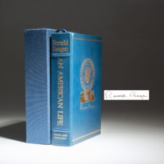 Signed limited edition of An American Life by President Ronald Reagan.