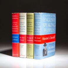 The Book of the Month Club edition of A History of the English-Speaking Peoples by Winston S. Churchill.