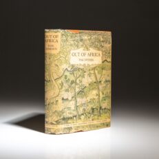 First American edition, first printing of Out of Africa by Isak Dinesen.