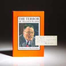 Signed first edition of The Terror Of Tellico Plains: The Memoirs of Ray H. Jenkins, inscribed by the author.