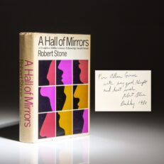 Signed first edition of A Hall of Mirrors by Robert Stone.