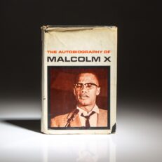 First edition, second printing of The Autobiography of Malcolm X, previously owned by two New York civil rights activists.