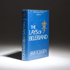 First American edition of The Lays of Beleriand, as edited by Christopher Tolkien.