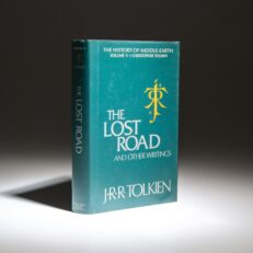 First American edition of The Lost Road and Other Writings, as edited by Christopher Tolkien.