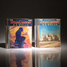 The first edition of The Outline of History by H.G. Wells, complete in twenty-four parts.