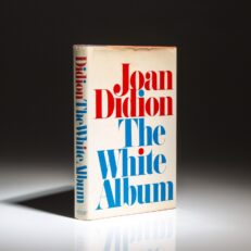 First edition, first printing of The White Album by Joan Didion, in the publisher's first state dust jacket.