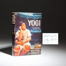 Signed first edition of Yogi: The Autobiography of a Professional Baseball Player by Yogi Berra.