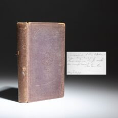 The Author's Edition of Struggles And Triumphs: or, Forty Years' Recollections, signed by P.T. Barnum.