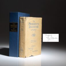 The author, Nan Britton's, personal copy of her book, The President's Daughter, with her bookplates and ownership signature.
