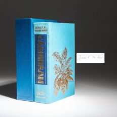 The signed limited edition of Caribbean by James Michener.