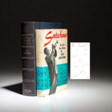The author's copy of Satchmo: My Life in New Orleans by Louis Armstrong, a presentation copy from the publisher to "Satchmo," and inscribed by the author.