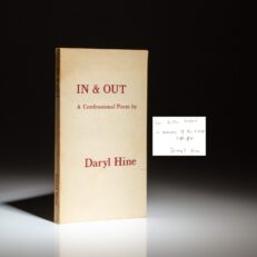 The limited edition of In & Out: A Confessional Poem, signed by Daryl Hine.