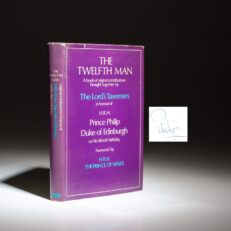 The first edition of The Twelfth Man, signed by Prince Philip, the Duke of Edinburgh.