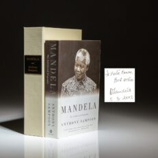 Mandela: The Authorized Biography by Anthony Sampson, inscribed by Nelson Mandela to journalist Katie Couric.