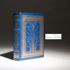 From the Franklin Library, a signed limited edition of The Volcano Lover: A Romance by Susan Sontag.