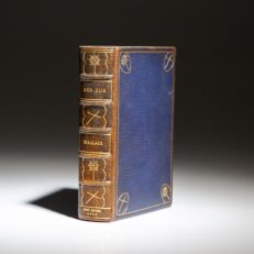 The first edition, first issue of Ben-Hur by Lew Wallace, in a fine binding by Whitman Bennett of New York.