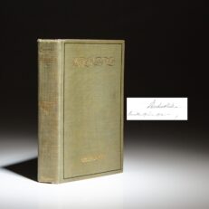The first edition of George Washington by Woodrow Wilson, inscribed as President-Elect in 1912.