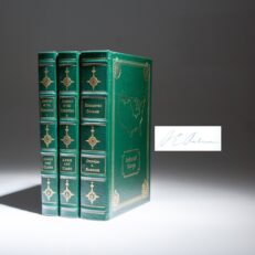 The Collector's Edition of The Lewis and Clark Expedition Trilogy, signed by Stephen E. Ambrose.
