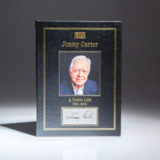 The signed edition of Jimmy Carter: A Noble Life 1924-2024, from Time Publishing.