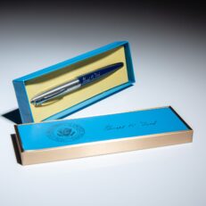 White House Bill Signing Pen, from the "Blackbird Bill," signed by President Ford on February 4th, 1976, from the estate of Kentucky Rep. Romano L. Mazzoli.