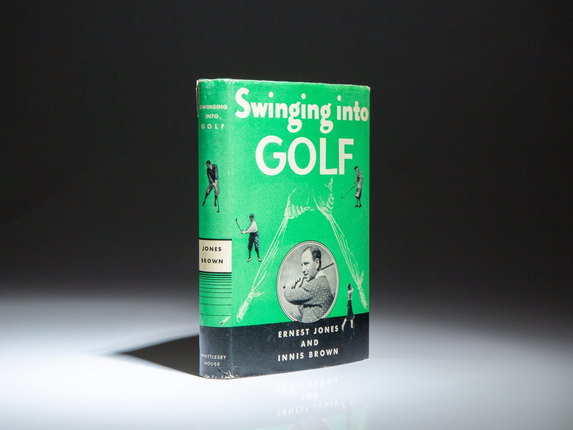 The first edition of Swinging Into Golf by Ernest Jones and Innis Brown, published in 1937.