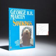 The Graphic Novel Adaptation of Sandkings by George R.R. Martin, signed by the author.