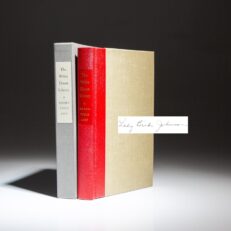 The signed limited edition of The White House Library: A Short-Title List, by Lady Bird Johnson.